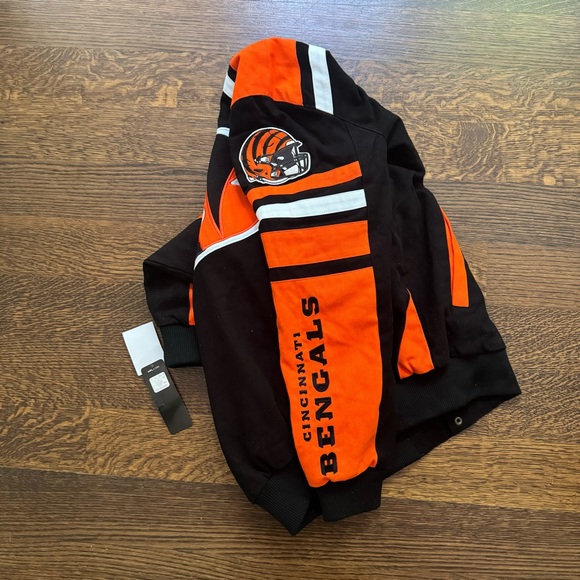 Men's G-III Sports Black Cincinnati Bengals Full-Snap Jacket - Picture 5 of 8